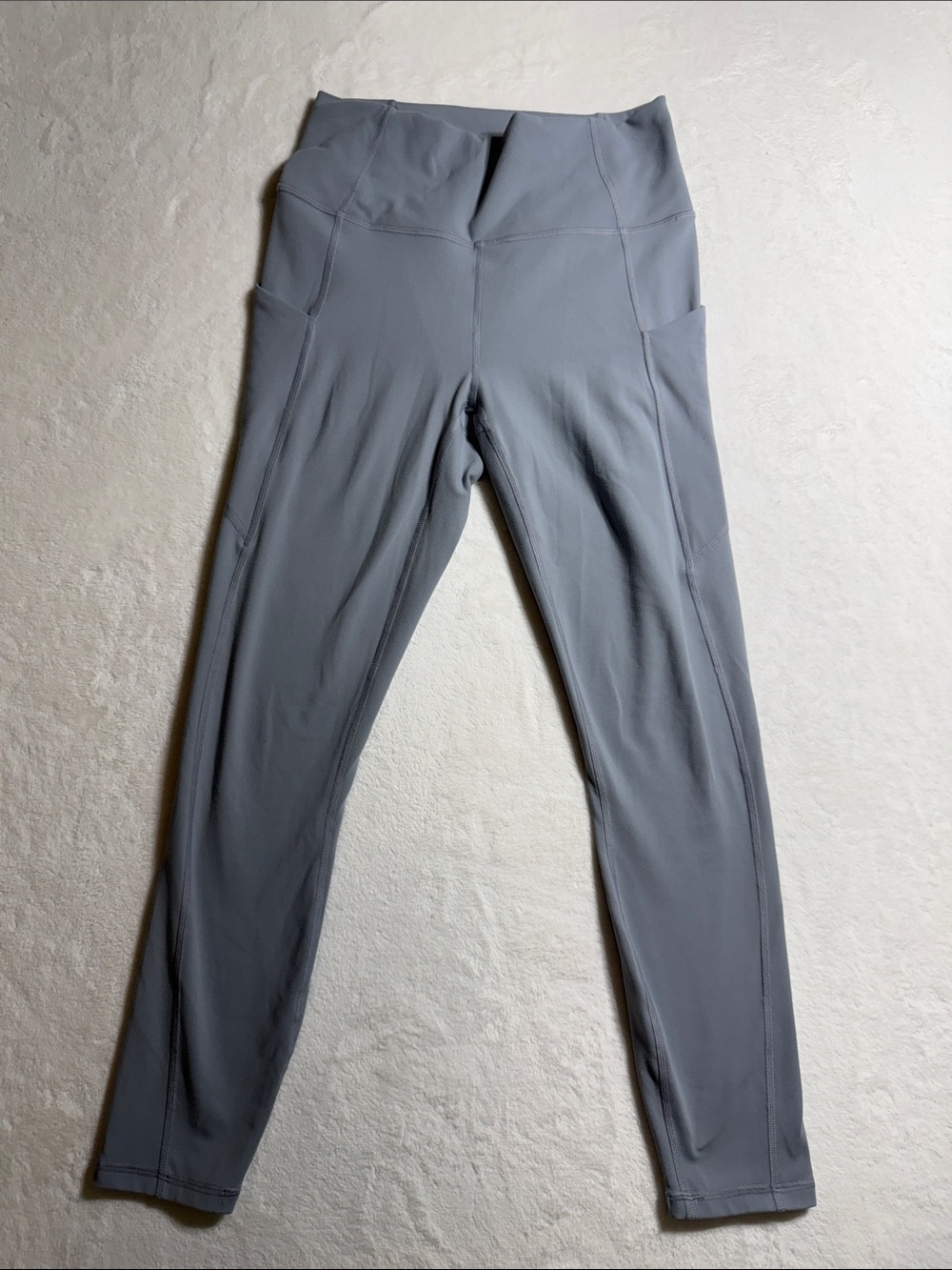 Fabletics PureLuxe High-Rise Women's Active Leggings in Slate Gray